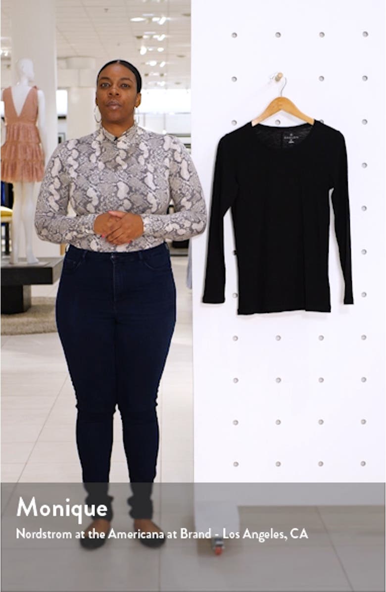 Long Sleeve Crewneck T-Shirt, sales video thumbnail