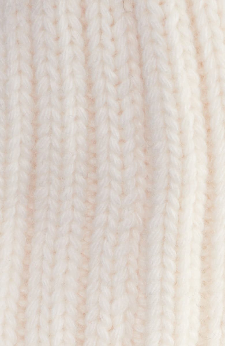 Moncler Ribbed Wool Beanie, Alternate, color, 