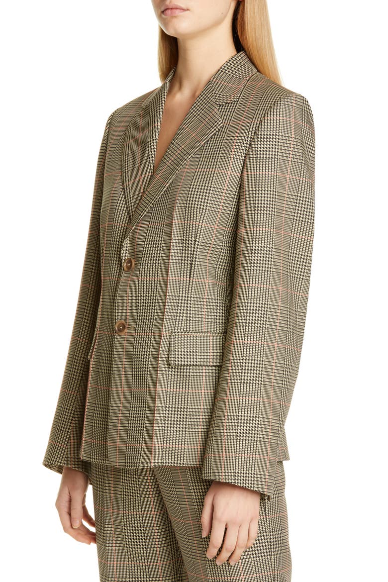Glen Plaid Blazer, Alternate, color, GALLES CAMEL/ BLACK