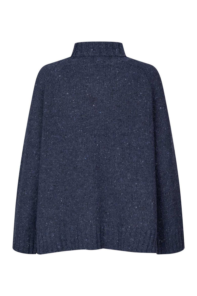 MaFenoria Turtle Neck Sweater, Alternate, color, Navy Blazer