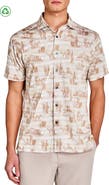 CONSTRUCT Regular Fit Desert Recycled Performance Golf Button-Down Shirt