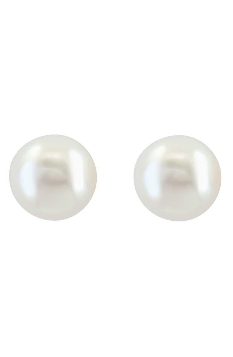 EFFY 14K Yellow Gold 11-12mm Freshwater Pearl Stud Earrings, Alternate, color, White