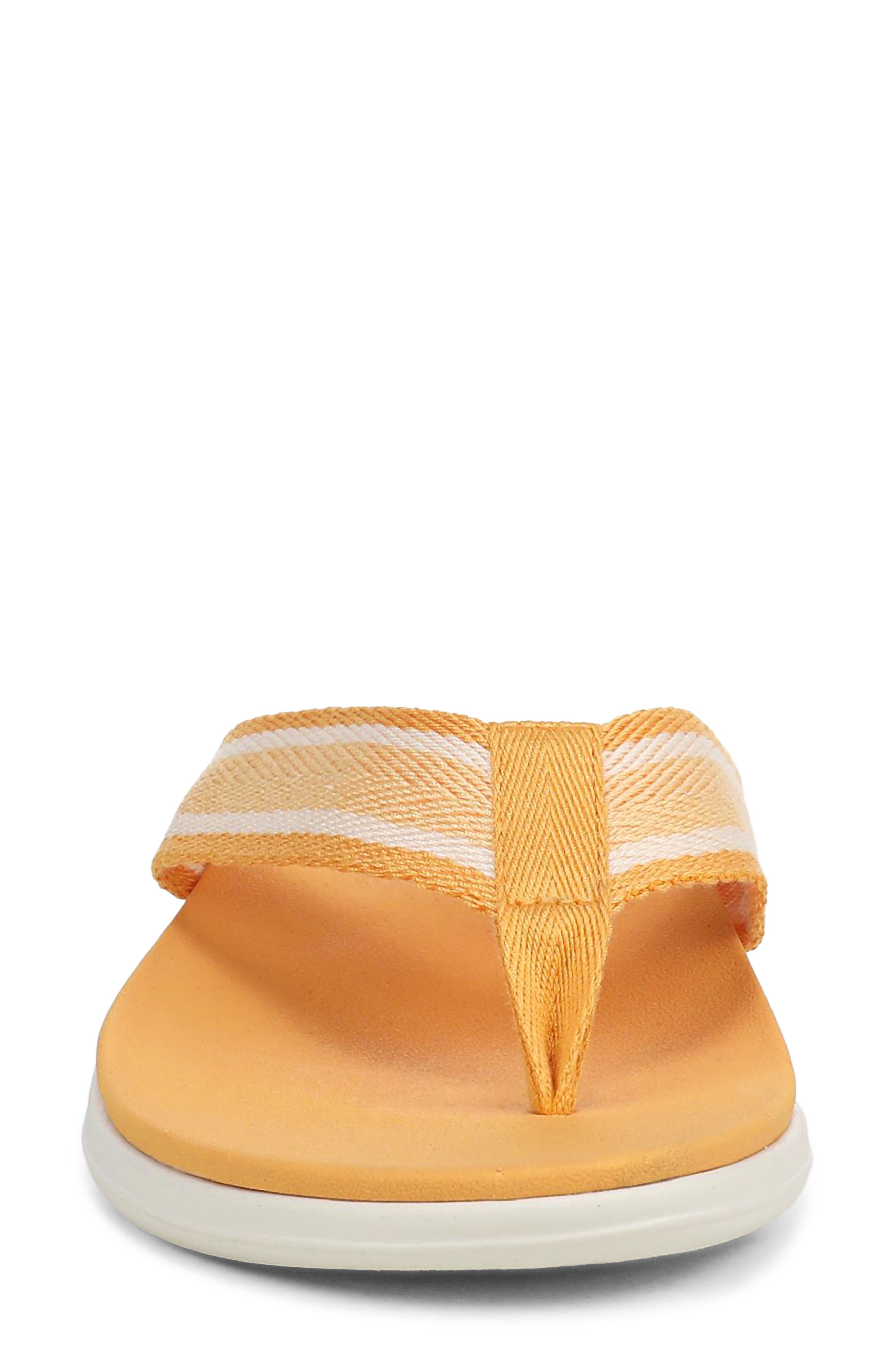 Indigo Flip Flop, Alternate, color, AMBER YELLOW MULTI