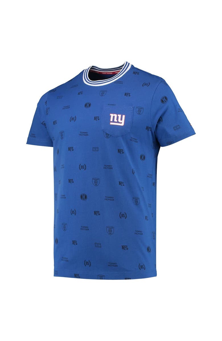 Tommy Hilfiger Men's Tommy Hilfiger Royal New York Giants Essential Pocket T-Shirt, Alternate, color, 