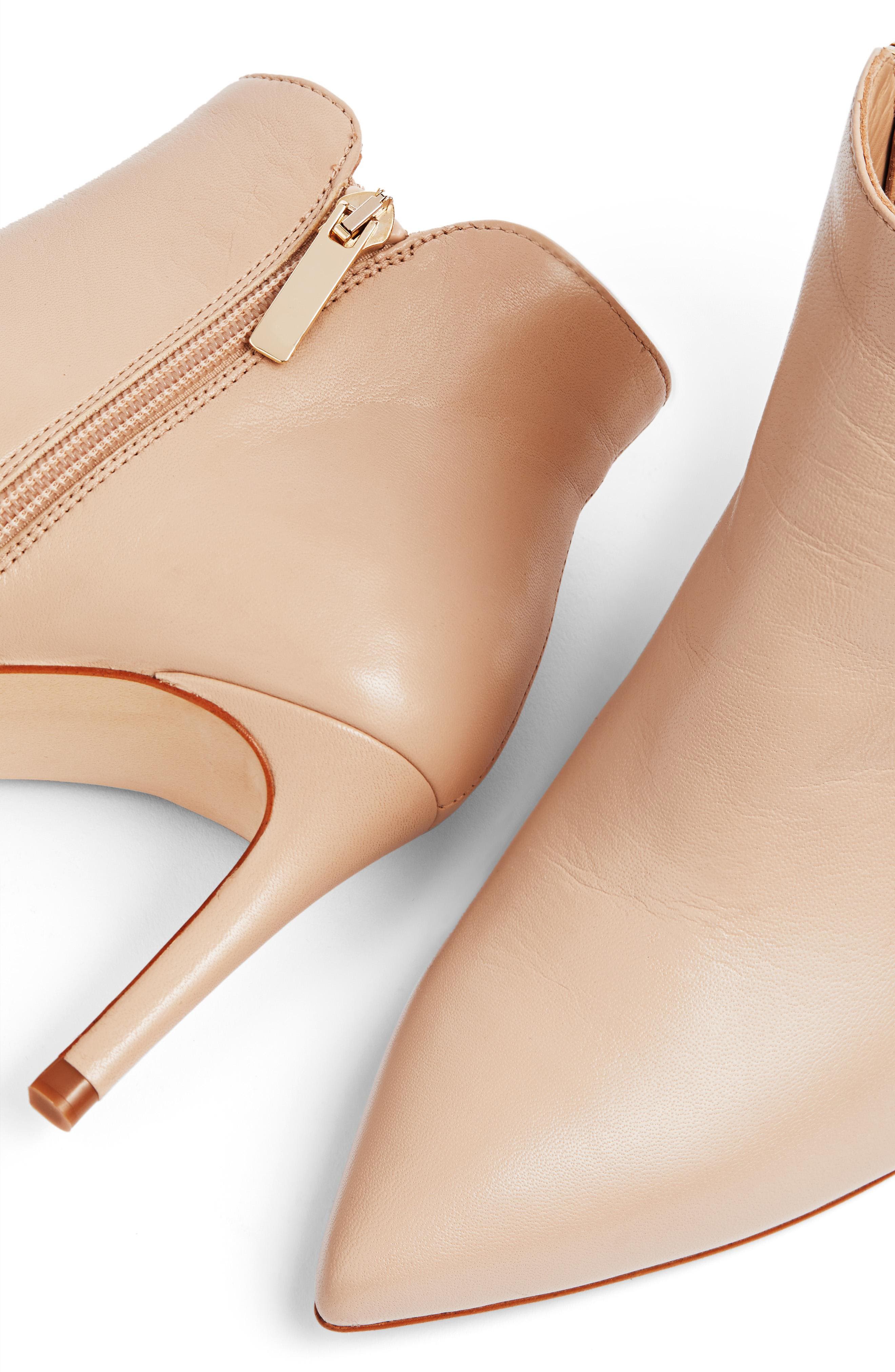 LK Bennett Corinne Pointed Toe Bootie, Alternate, color, Fawn