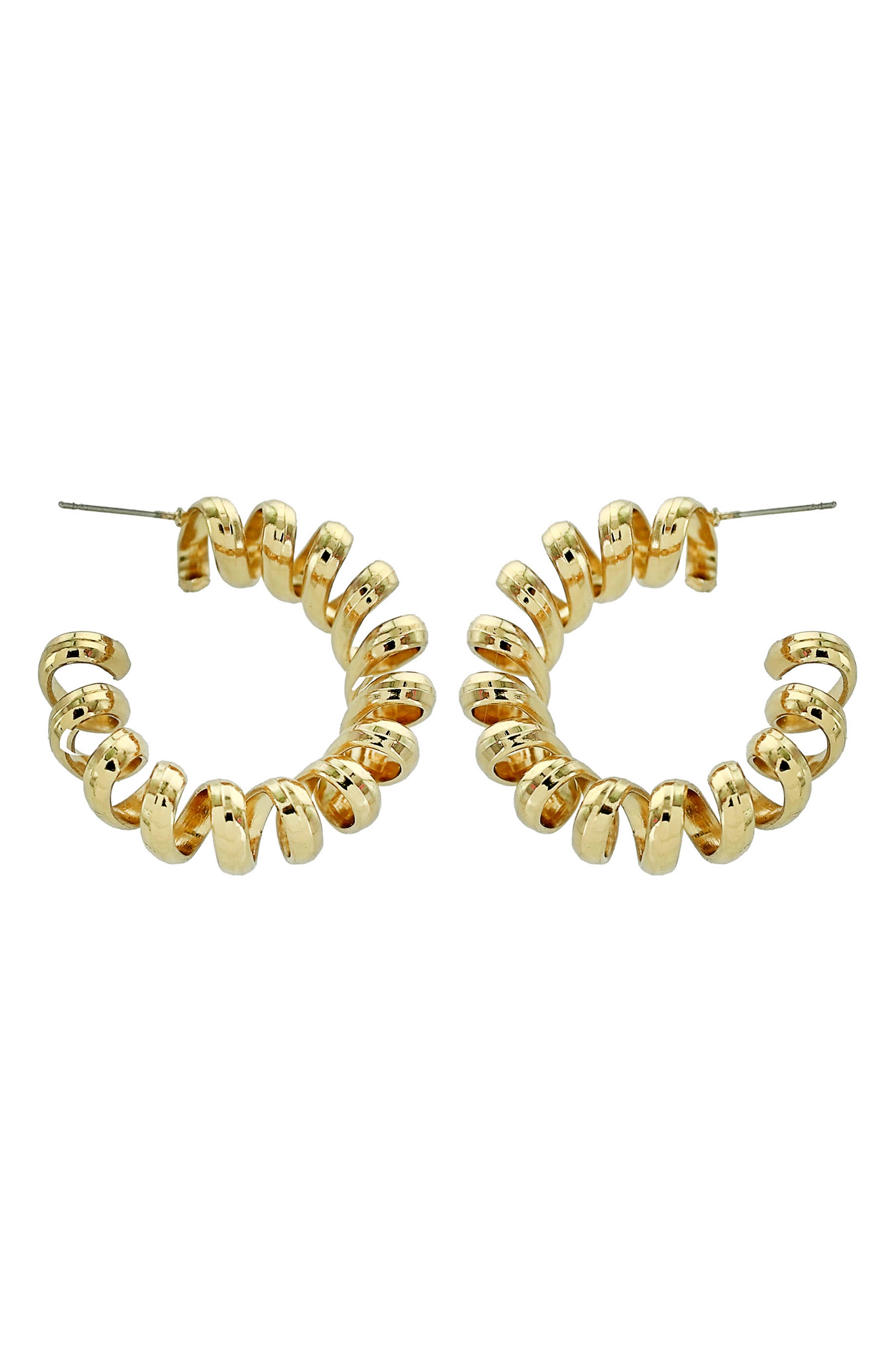 Panacea Spiral Hoop Earrings