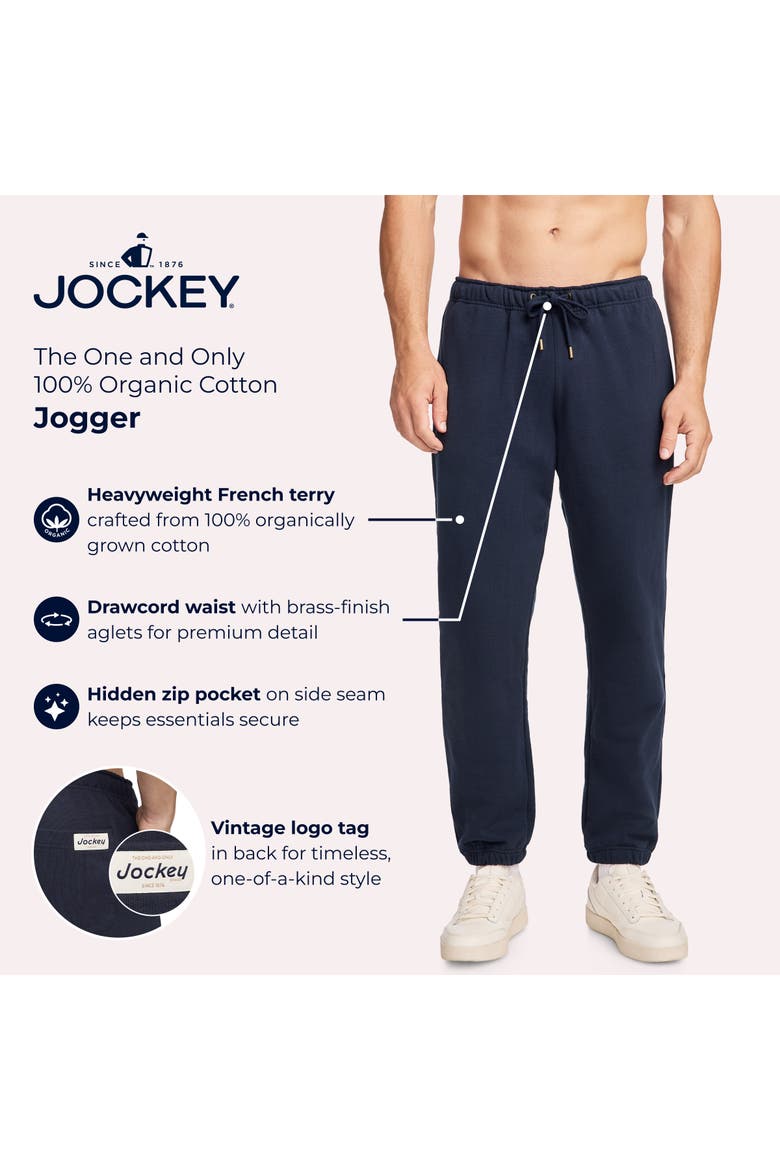 Men's The One and Only Heavyweight 100% Organic Cotton Jogger, Alternate, color, Jockey Blue