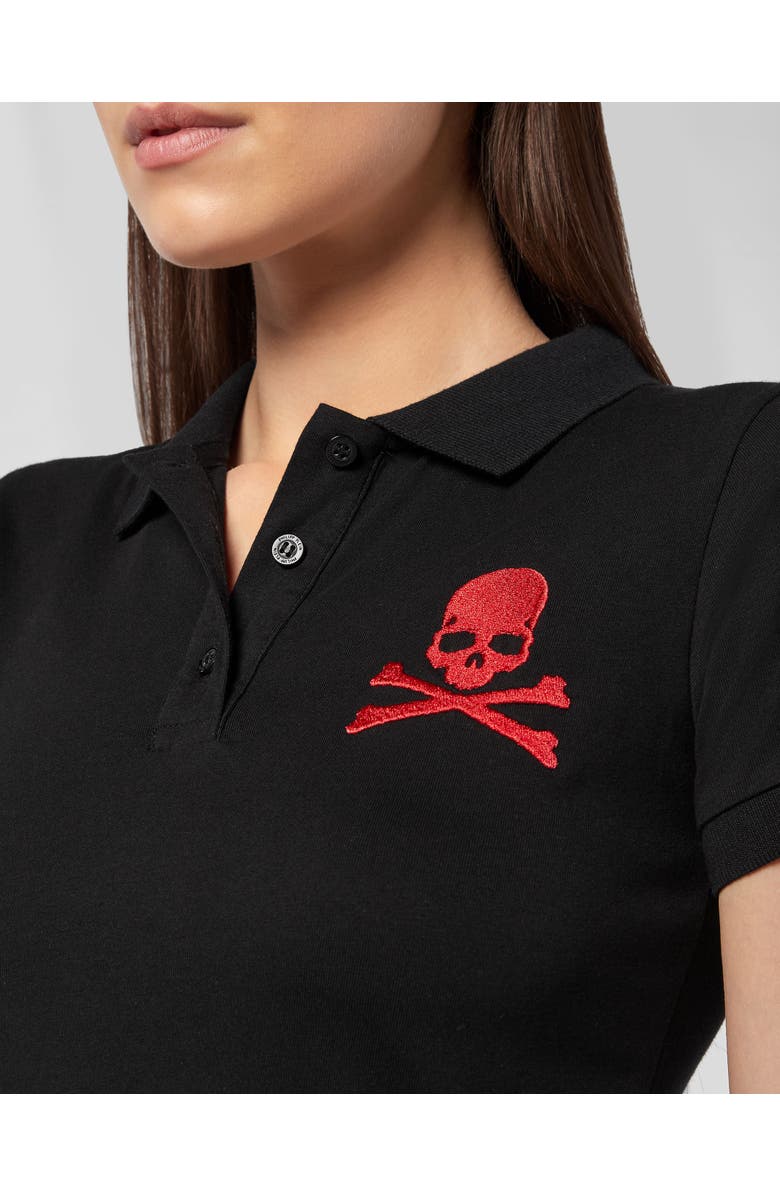 PHILIPP PLEIN Polo Shirt Ss Women, Alternate, color, Black