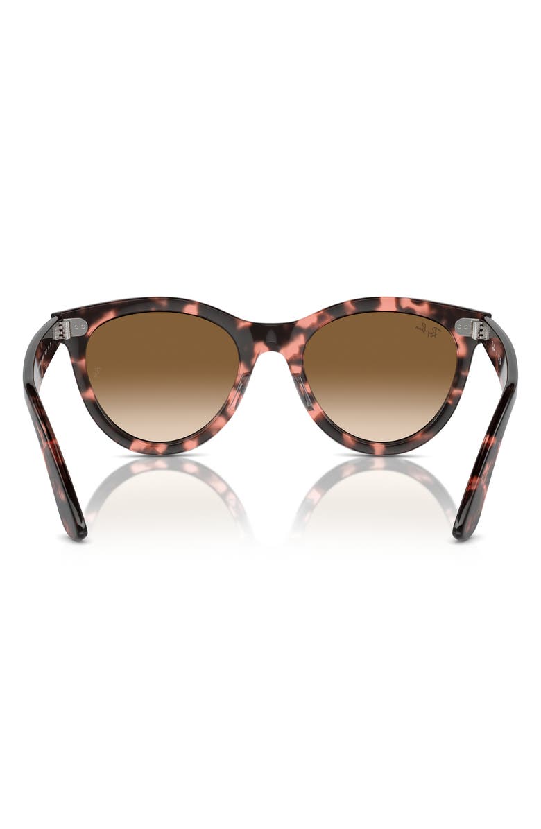 Ray-Ban Wayfarer Way 54mm Oval Sunglasses, Alternate, color, Havana Pink