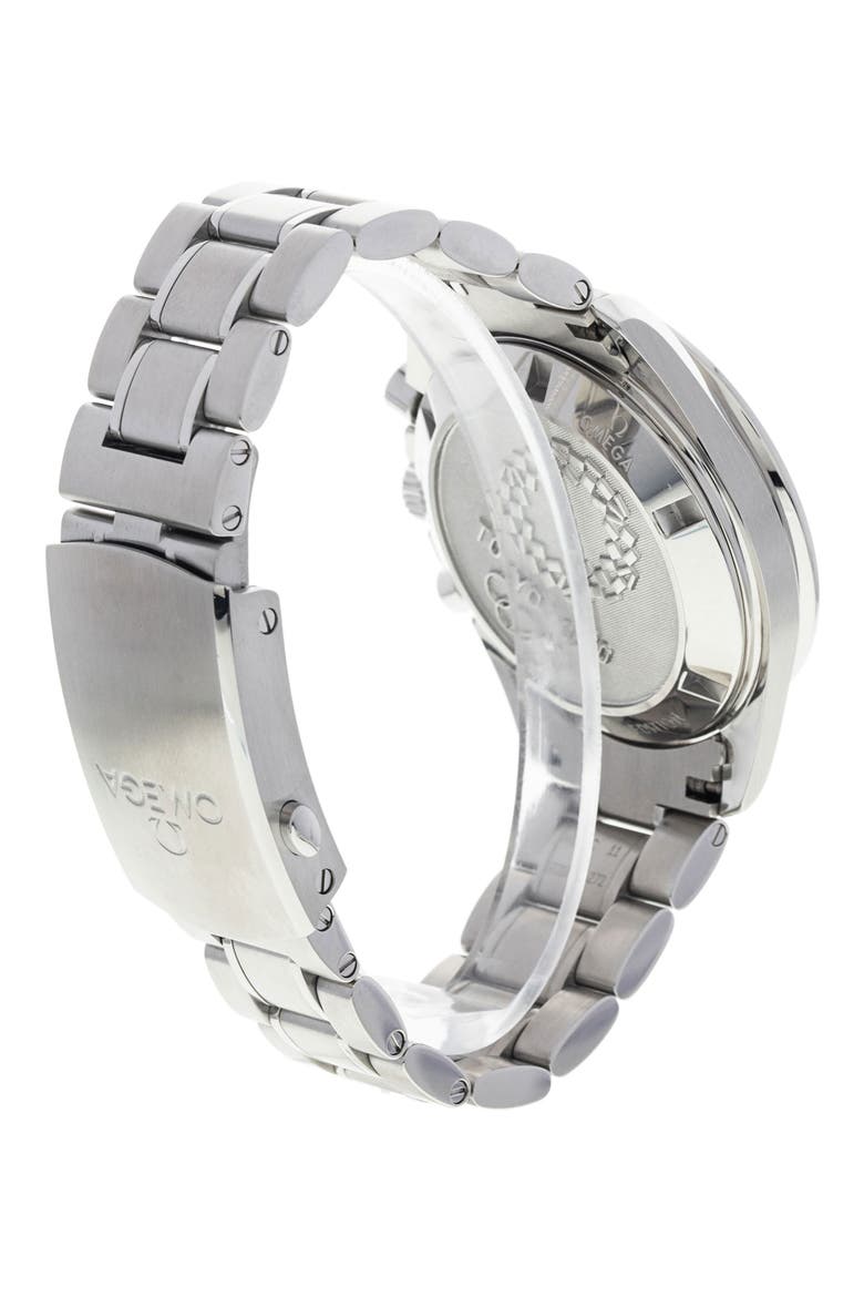 Omega Preowned 2019 Speedmaster Moonwatch Bracelet Chronograph Watch, 42mm, Alternate, color, BLUE