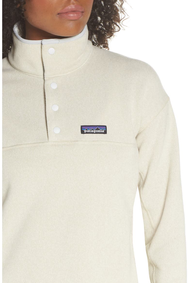 Lightweight Better Sweater® Marsupial Fleece Pullover, Alternate, color, BLEACHED STONE