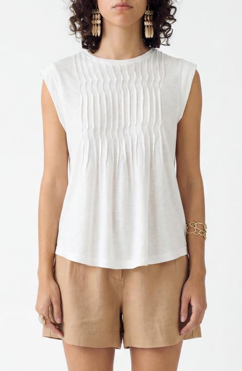 Pleat Detail Top