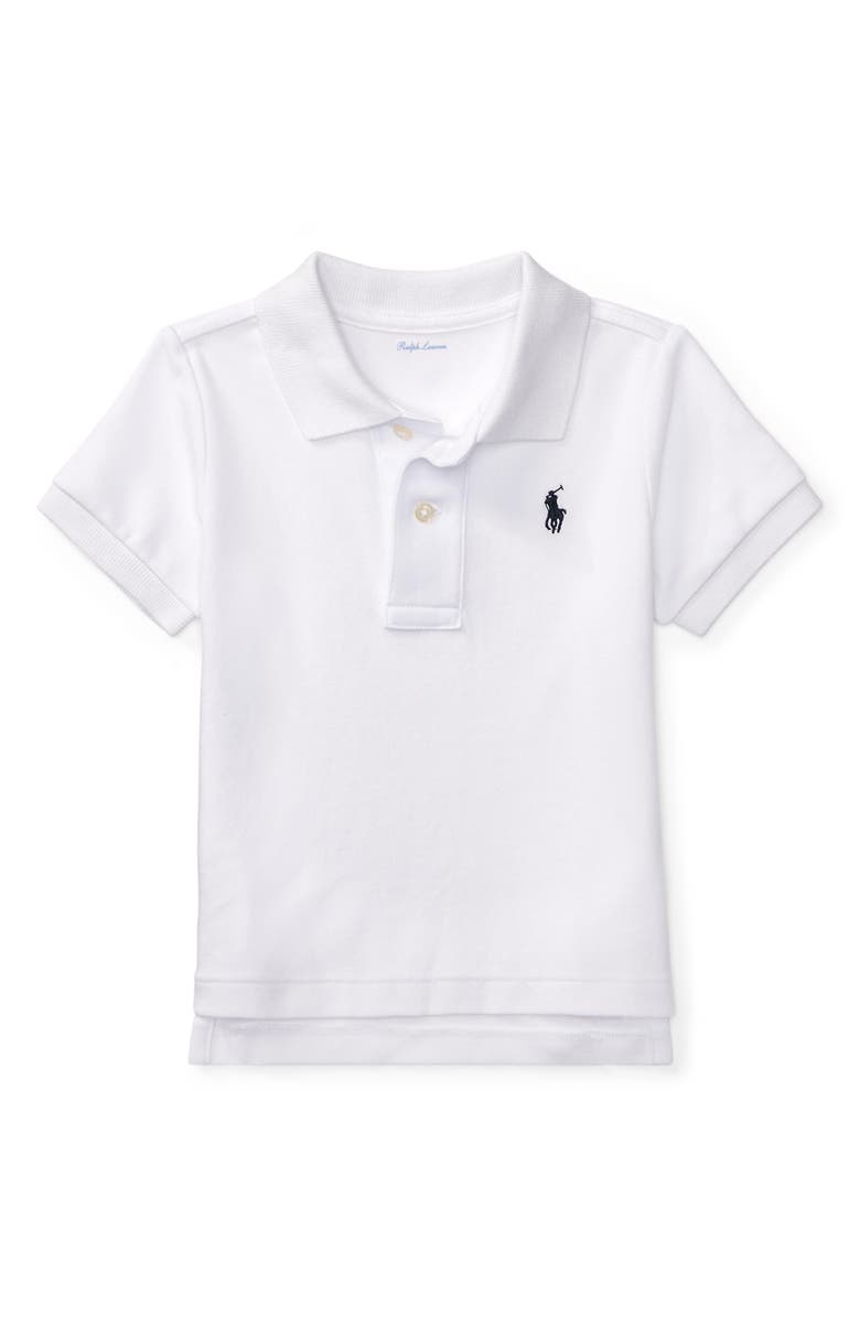 Ralph Lauren Cotton Polo, Main, color, White