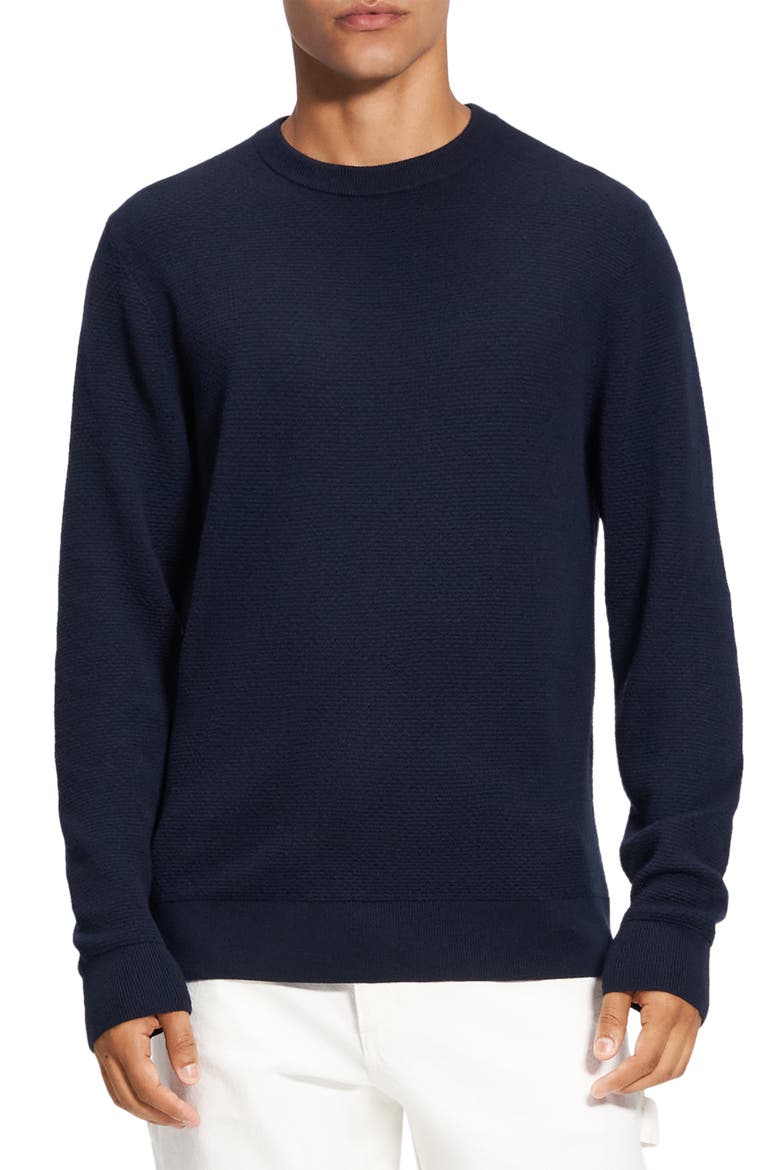 Maden T.Novo Crewneck Wool Sweater, Main, color, BALTIC