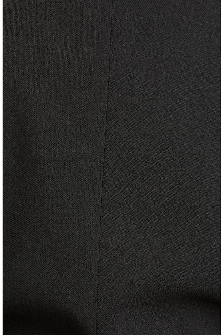 Tie Waist Tuxedo Jumpsuit, Alternate, color, BLACK