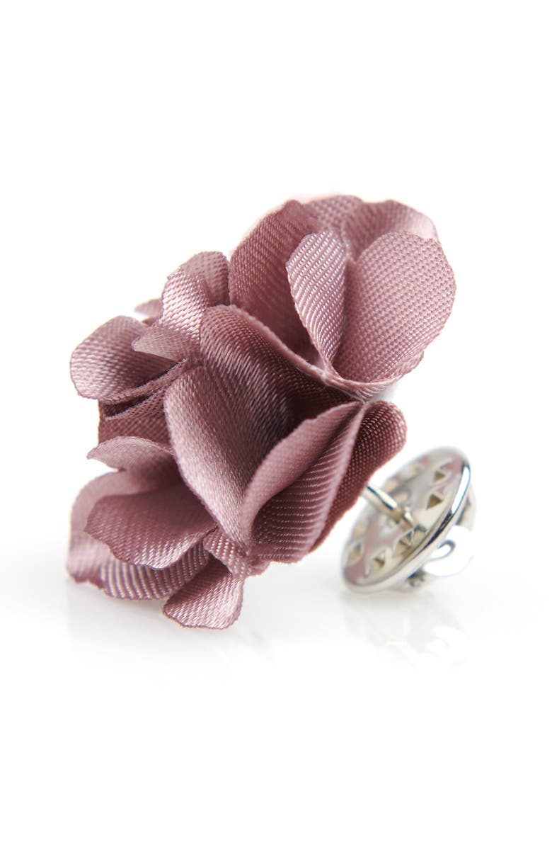 Brooklyn Brigade Men's Flower Lapel Pin, Alternate, color, Rose Quartz