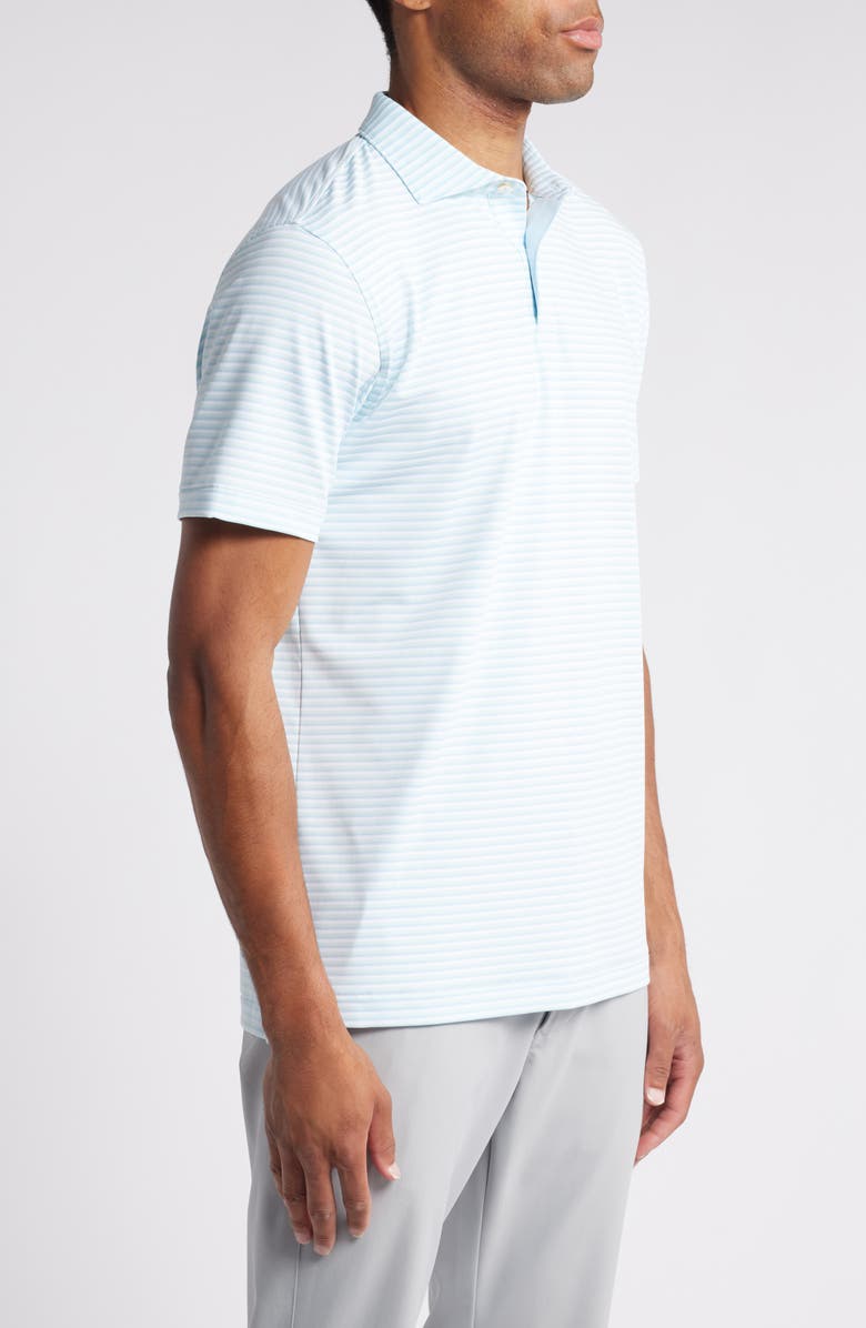 Peter Millar Milton Tailored Fit Stripe Performance Golf Polo, Alternate, color, 
