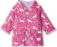 Hatley Kids' Unicorn Forest Snap Rain Coat