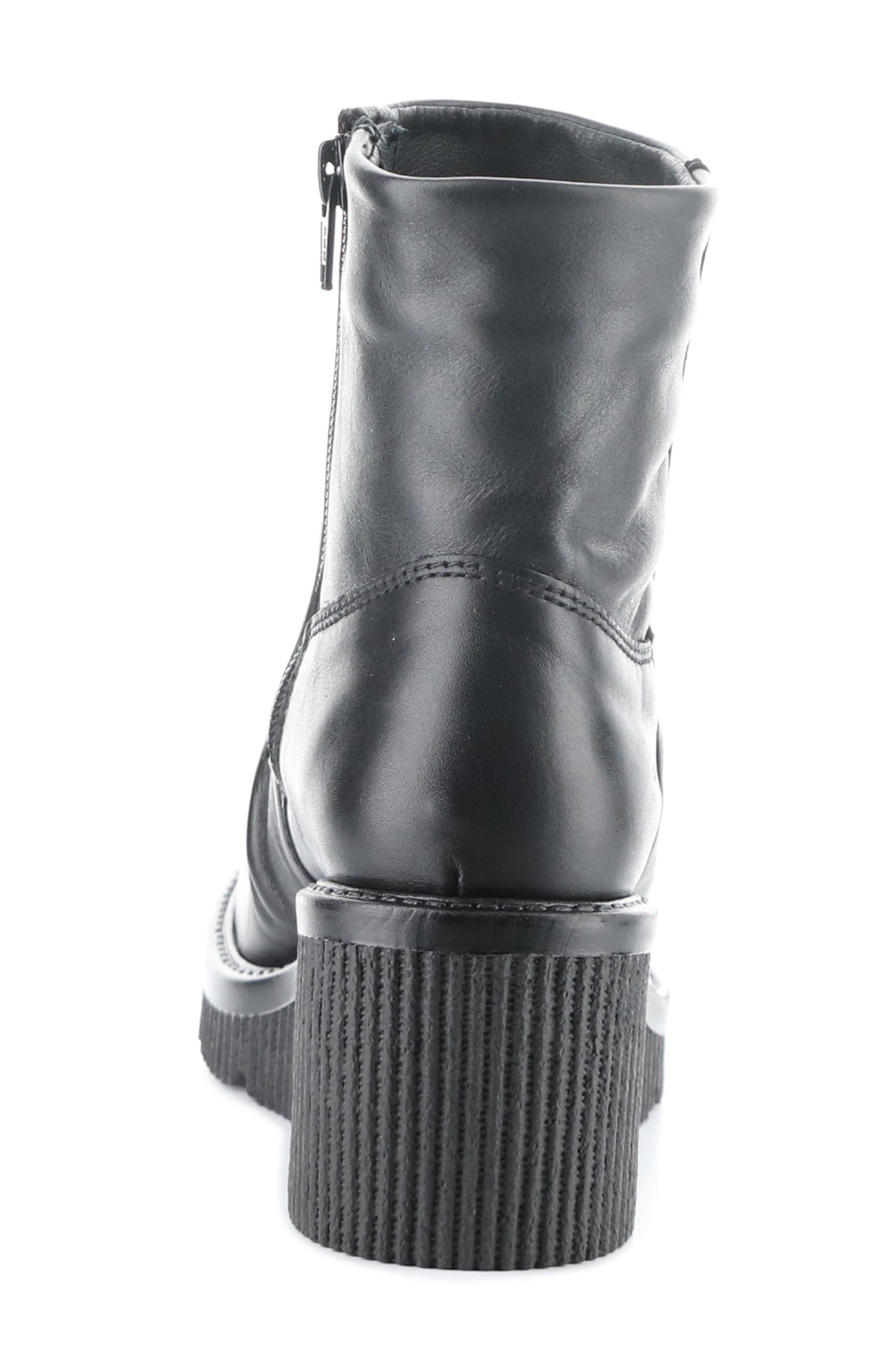 Bos. & Co. Alina Waterproof Platform Wedge Bootie, Alternate, color, Black