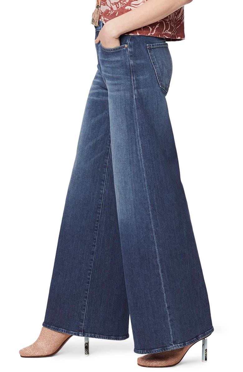 MOTHER The Undercover High Waist Wide Leg Jeans, Alternate, color,