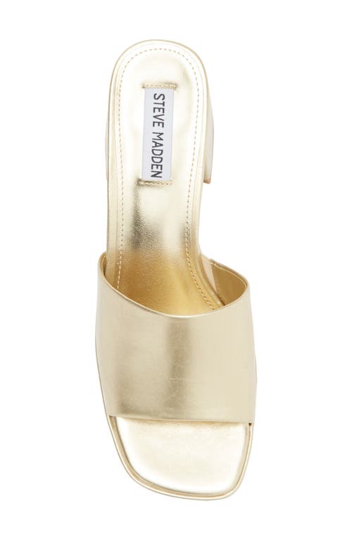 Steve Madden Troyye Platform Sandal In Gold