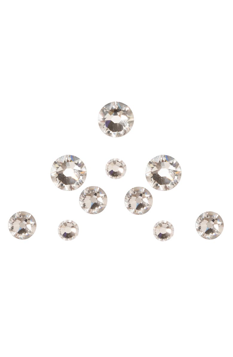 Jennifer Behr Kira Set of 10 Crystal Hair Magnets, Main, color, Crystal