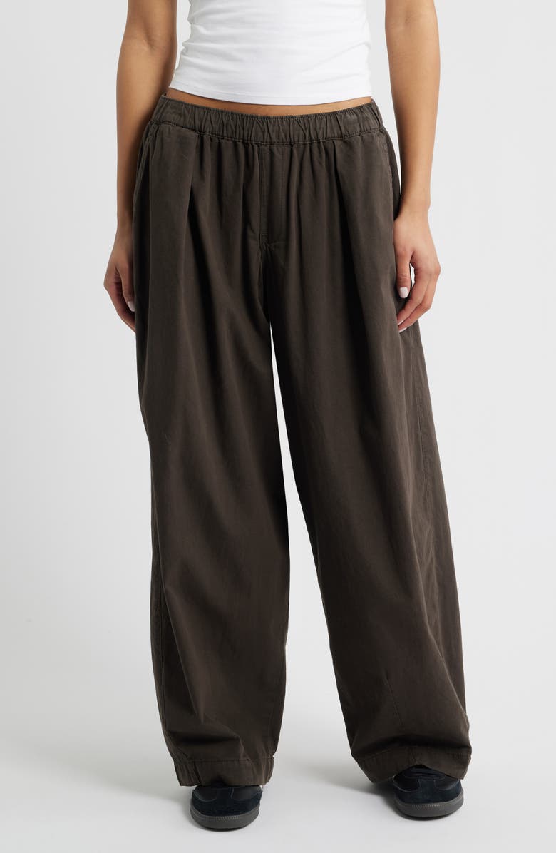 BDG Urban Outfitters Bobbi Oversize Wide Leg Pants, Main, color, Brown