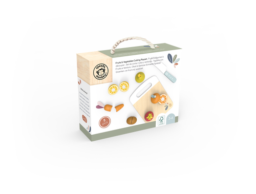 Speedy Monkey Fruits & Vegetables Cutting Playset In Multi