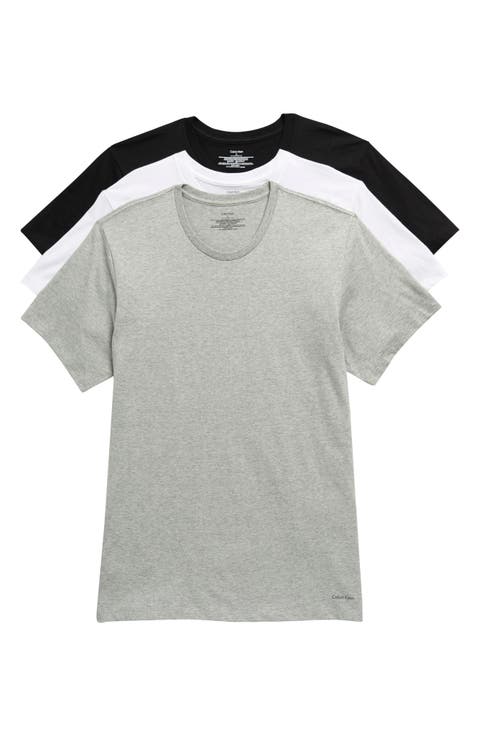 3-Pack Cotton Crewneck Undershirts