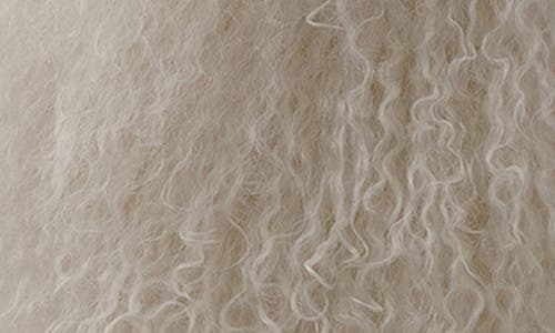 Zigi Risha Genuine Shearling Knee High Boot In White