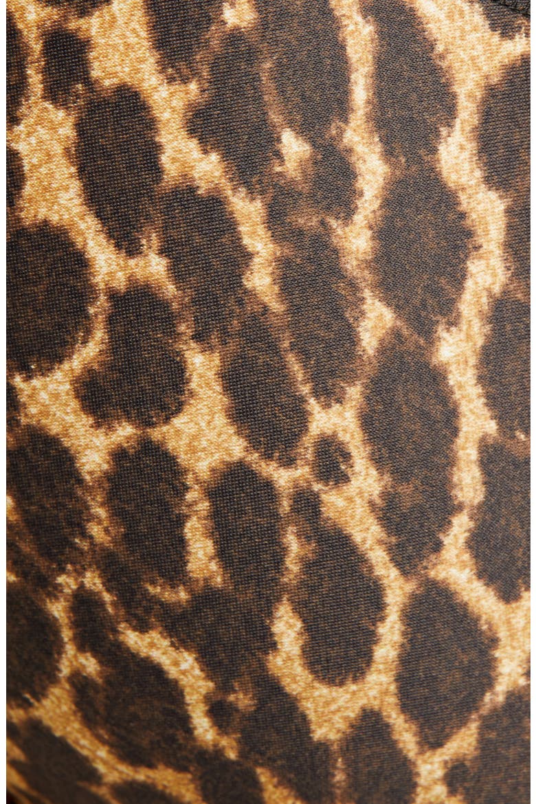Cheetah Print Bike Shorts, Alternate, color, CHEETAH PRINT