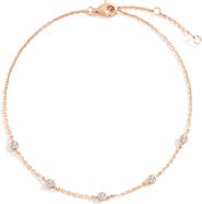 Mint & Lily Bezel Set Cubic Zirconia Bracelet
