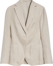 Eleventy Silk, Linen & Cotton Jacket