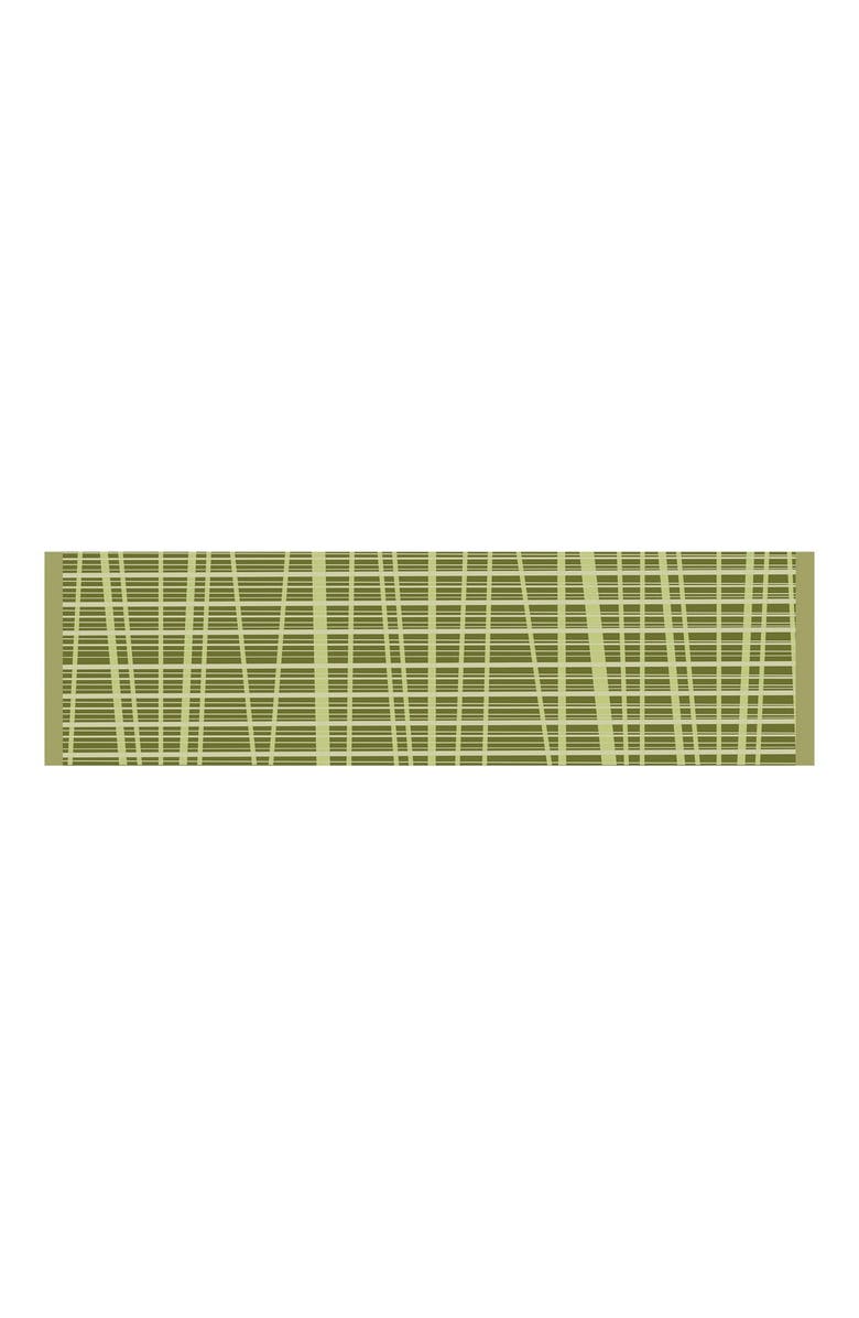 Kaplan Early Learning Company Sense of Place Carpet Runner - Green - 2' X 8', Main, color, Green