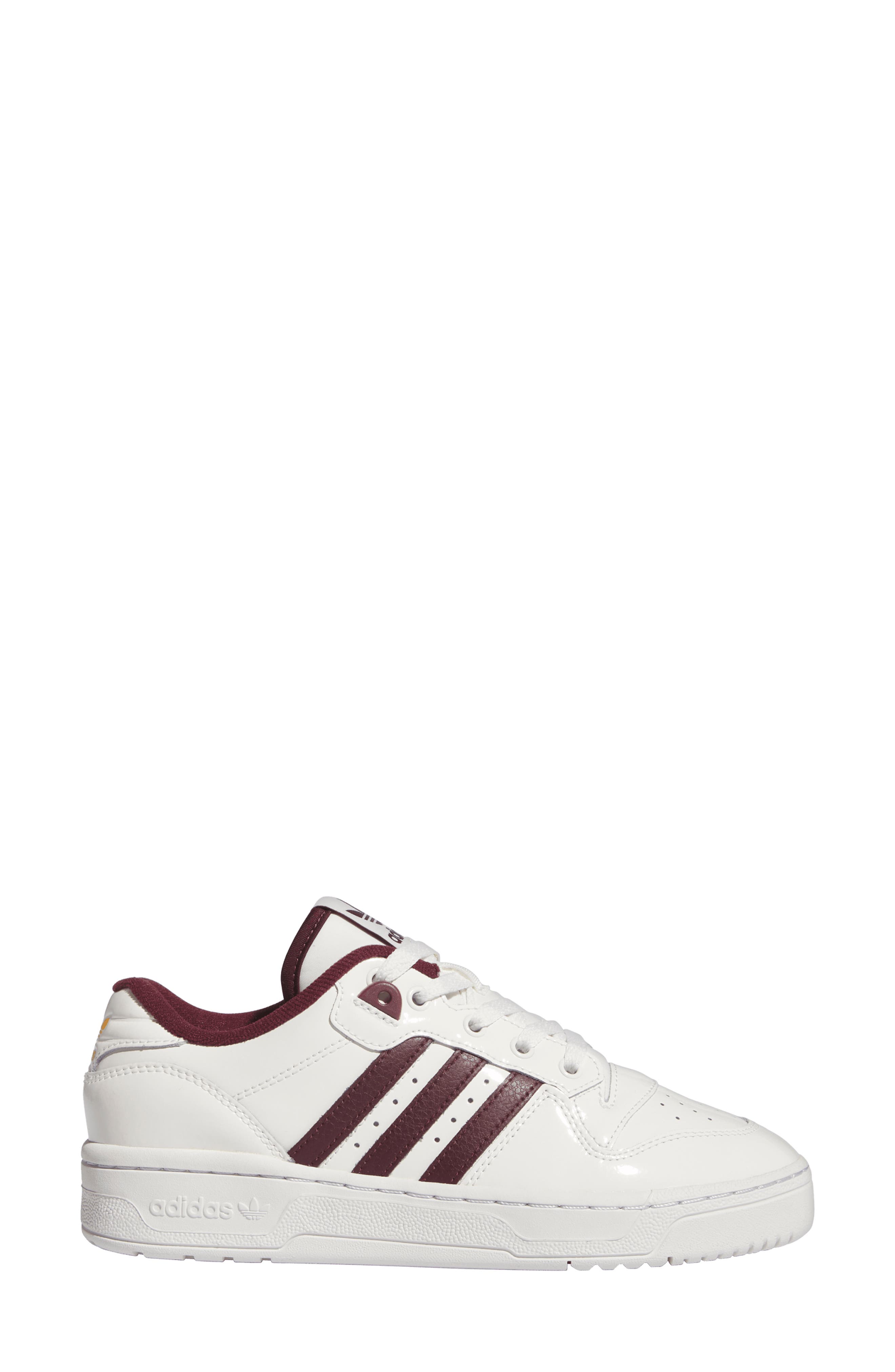 Rivalry Low Sneaker, Alternate, color, CLOUD WHITE/ MAROON/ CRYSTAL