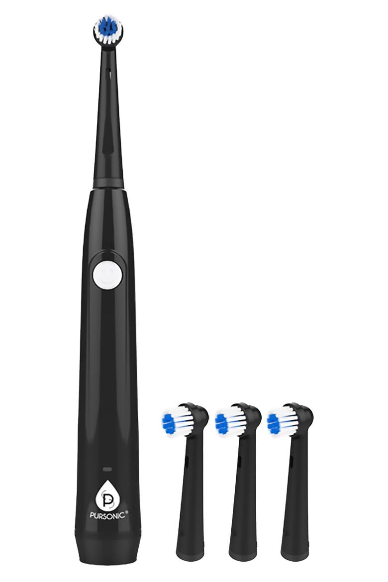 USB Rechargeable Rotary Toothbrush, Alternate, color, BLACK