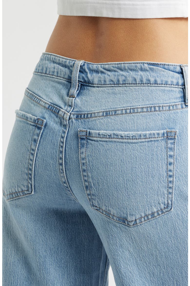 Britney Low Rise Wide Leg Jeans, Alternate, color, SKY BLUE