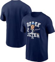 FANATICS Men's Fanatics Derek Jeter Navy New York Yankees Hometown Caricature T-Shirt