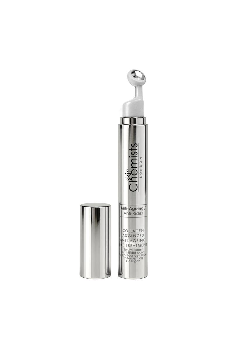 SKINCHEMISTS Collagen Advanced Anti-Ageing Eye Treatment 15ml for Loss of Firmness, Anti-Aging, Main, color, White