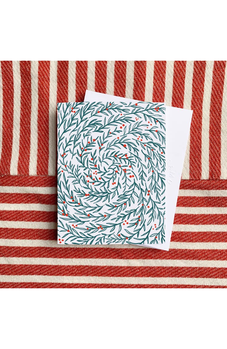 Ramus & Co Wreath Swirl Greeting Card Pack Set, Alternate, color, Multi-Pack