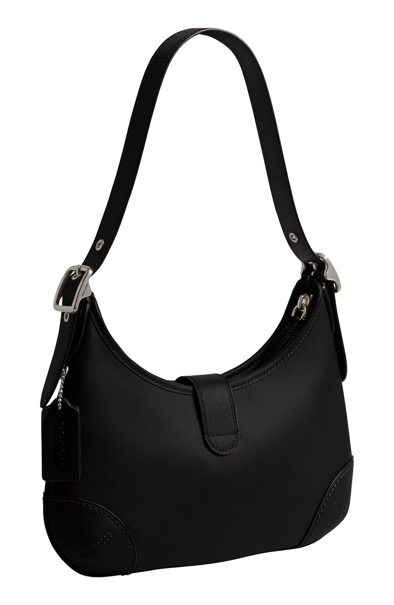 COACH Hamptons Hobo Bag, Alternate, color, Lh/Black