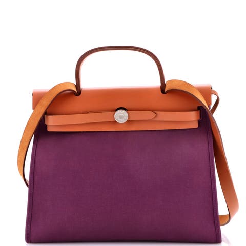 Herbag Zip Leather and Toile 31