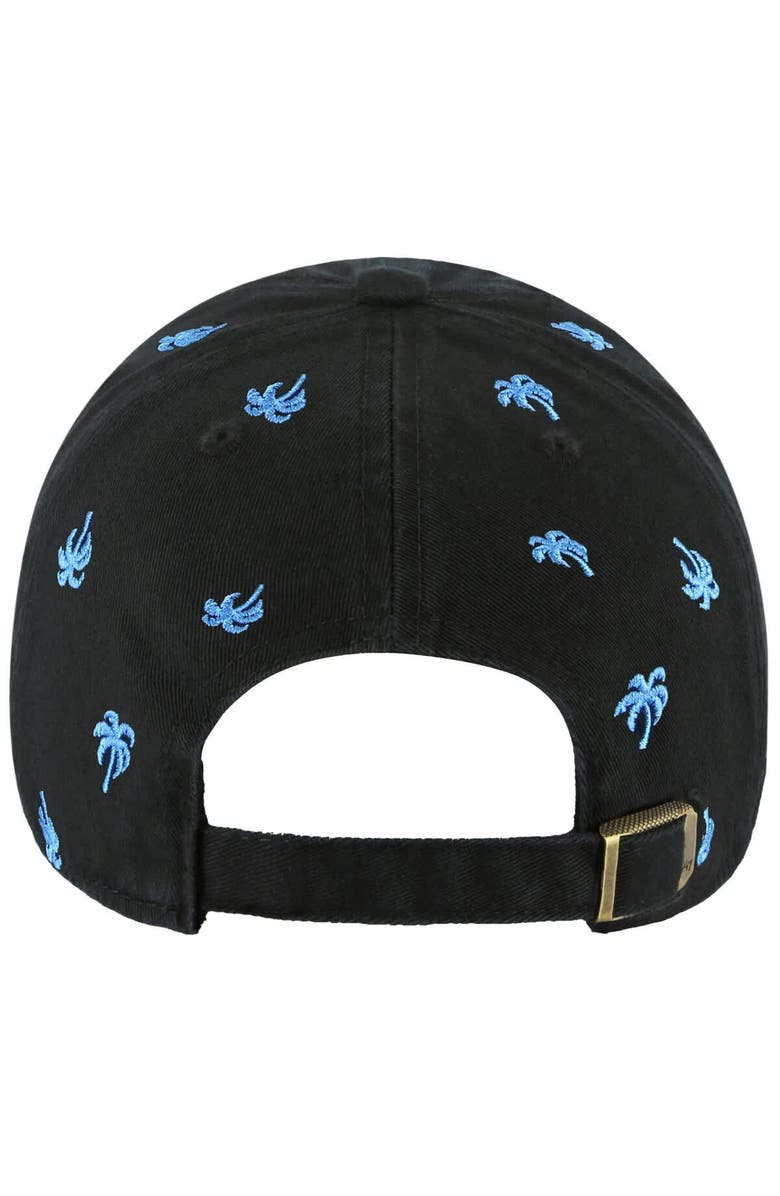 '47 Women's '47 Black Miami Marlins Confetti Clean Up Adjustable Hat, Alternate, color, Black