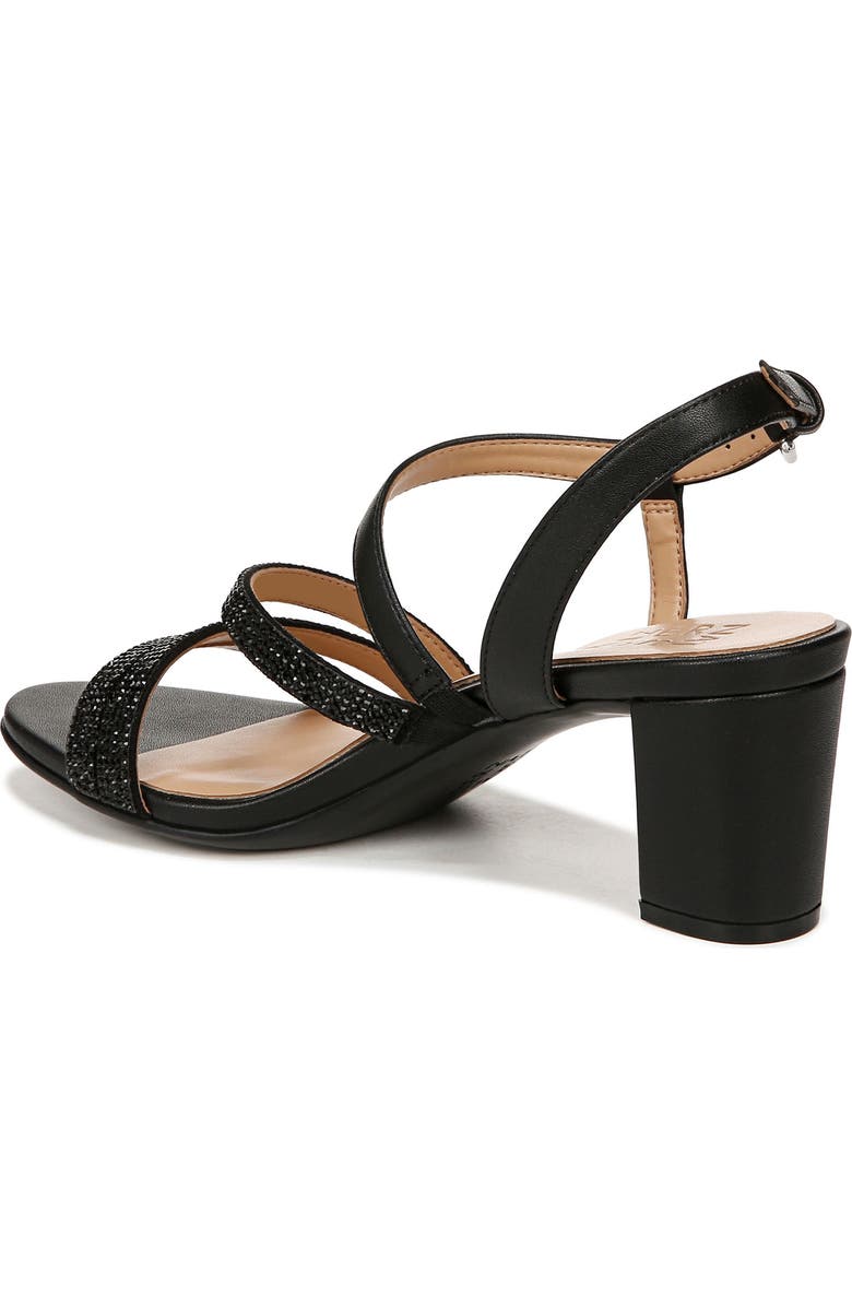 Naturalizer Bridget 2 Sandal, Alternate, color, Black Crystal Faux Leather