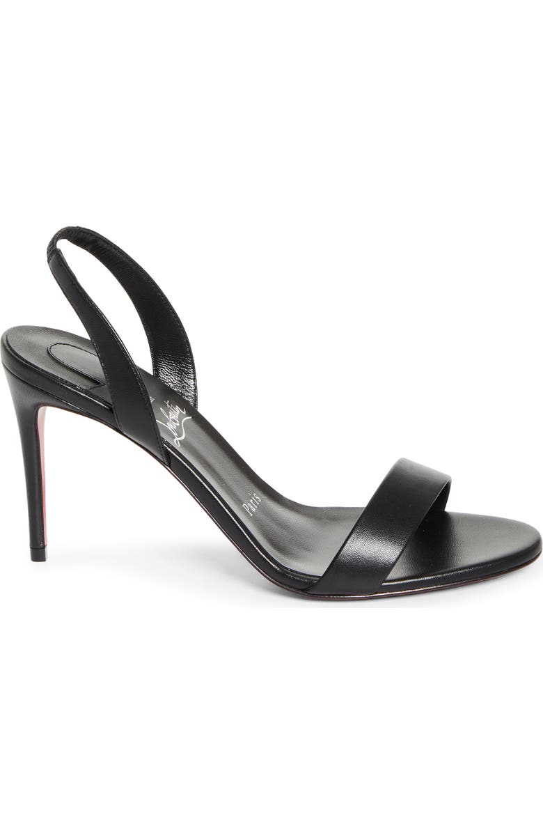 Christian Louboutin Marilyn Slingback Sandal, Alternate, color, B439 Black/ Lin Black