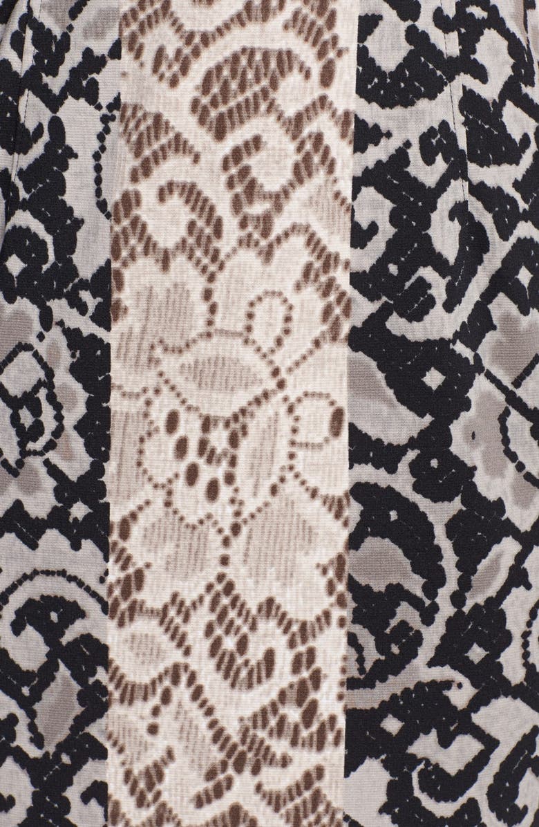 Maggy London Mixed Print Ponte Knit Sheath Dress, Alternate, color,