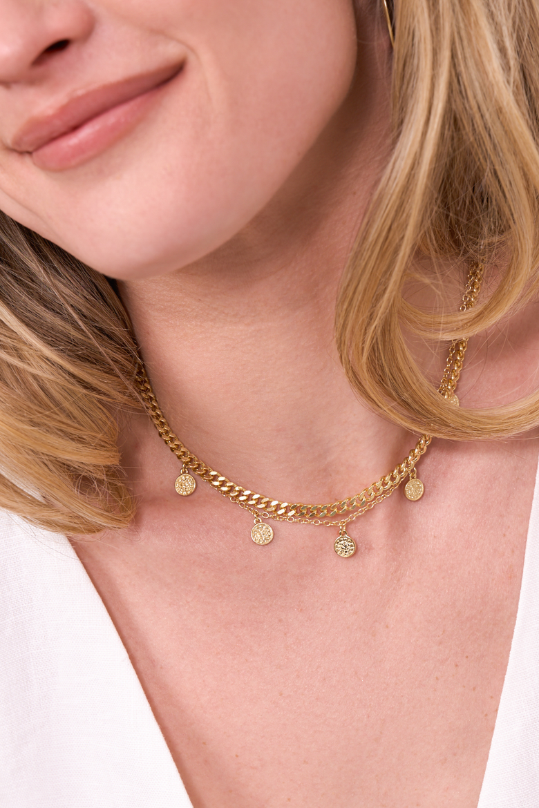 Golden Empire Necklace, Alternate, color, GOLD