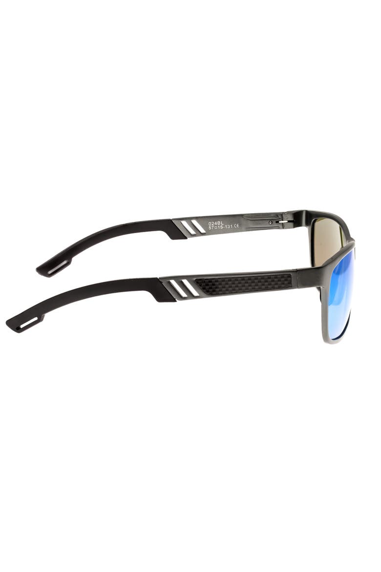 Pyxis Titanium Polarized Sunglasses, Alternate, color, Gunmetal/Blue