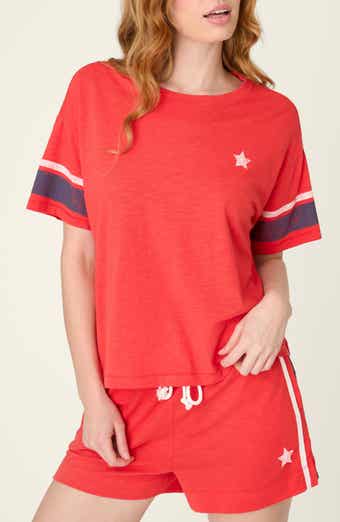 Star Spangled Summer Cotton & Modal Pajama T-Shirt Top