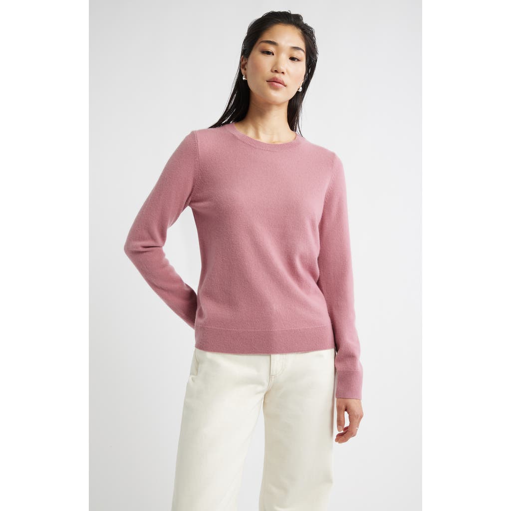 Nordstrom Crewneck Cashmere Sweater In Pink